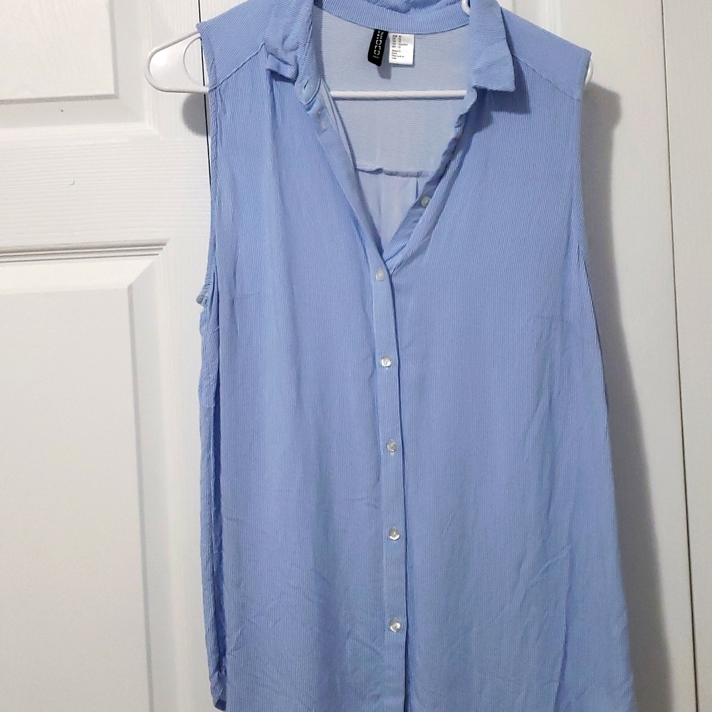 Blue Striped tanktop